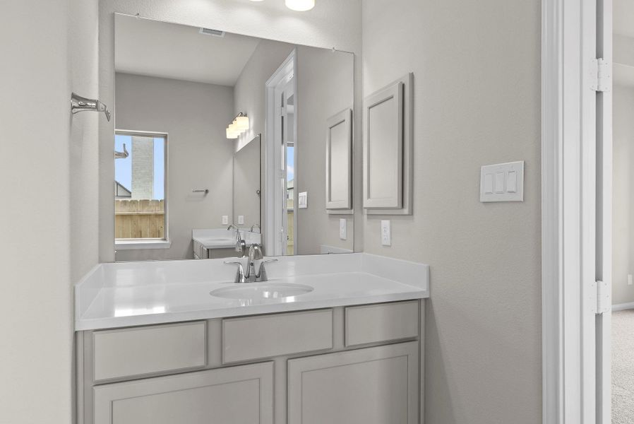 Furnished interior view inside a new home in Pomona, Manvel (Image 15).