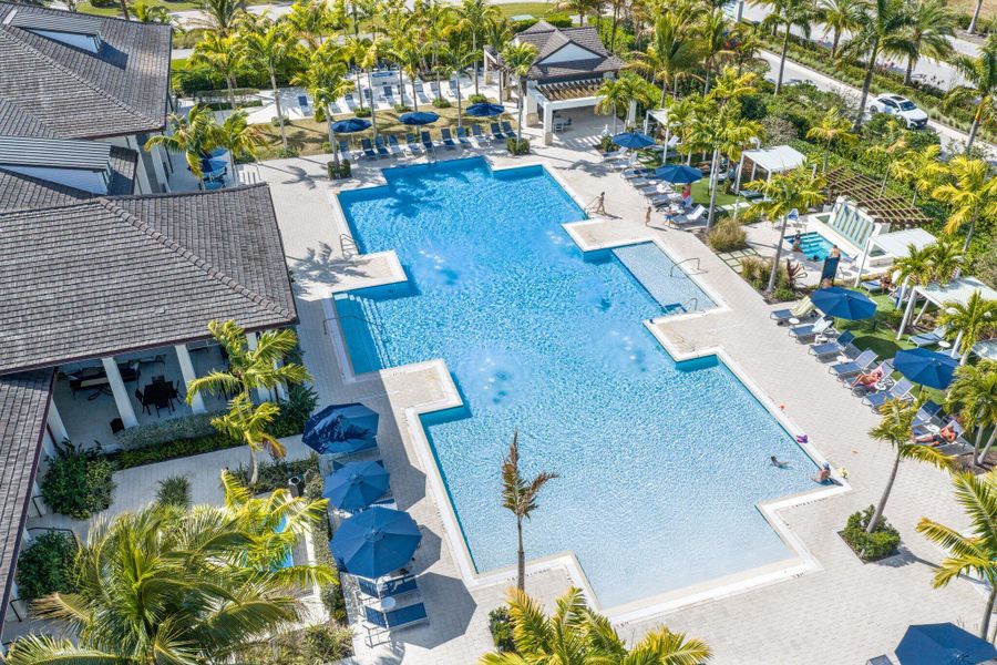 Clubhouse Pool Aerial
