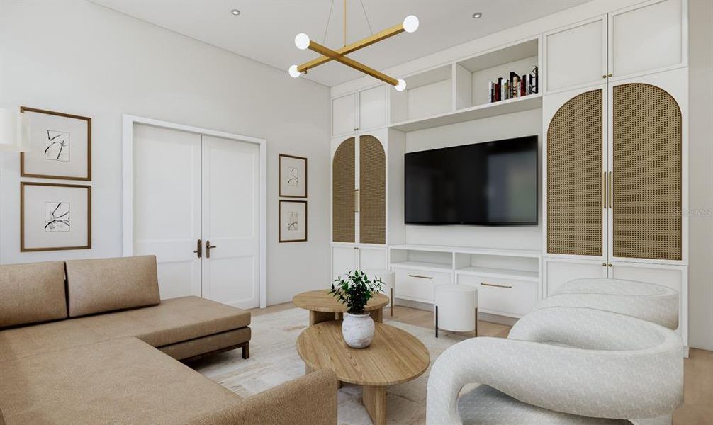 Furnished interior view inside a new home in , Winter Park (Image 15).