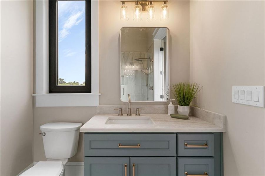 Furnished interior view inside a new home in , Canton (Image 39).