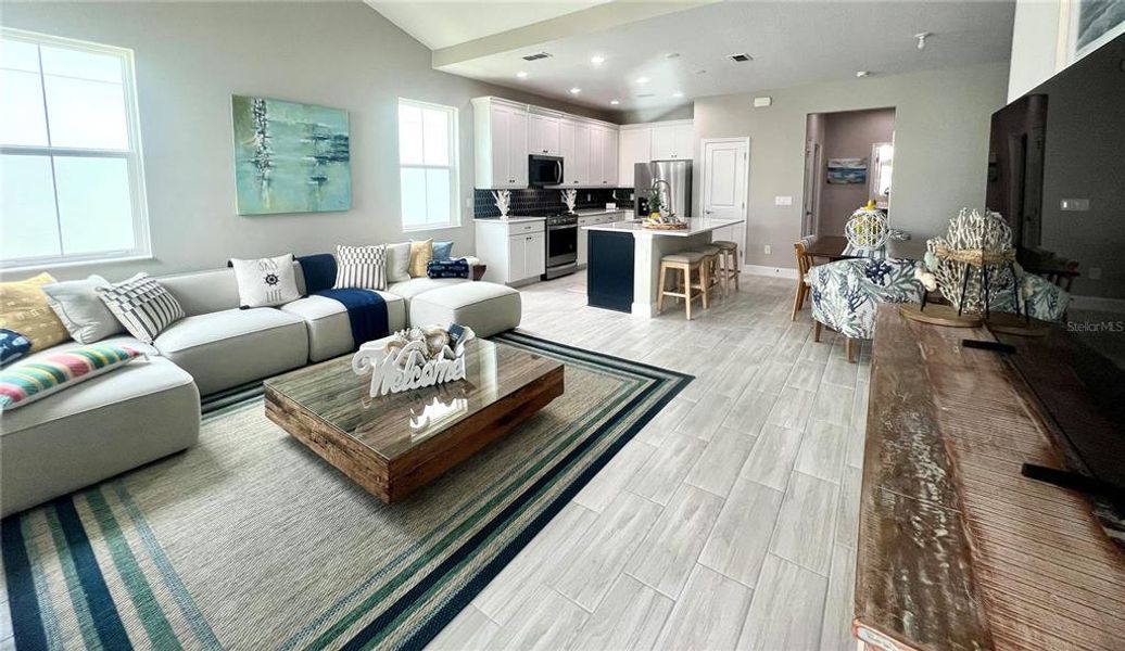 Furnished interior view inside a new home in , Daytona Beach (Image 30).
