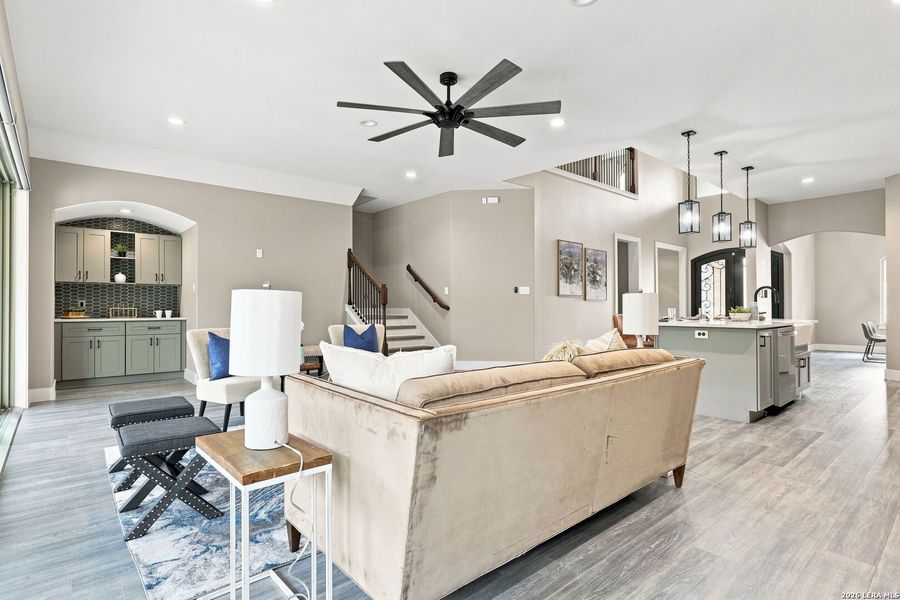 Furnished interior view inside a new home in , San Antonio (Image 20).