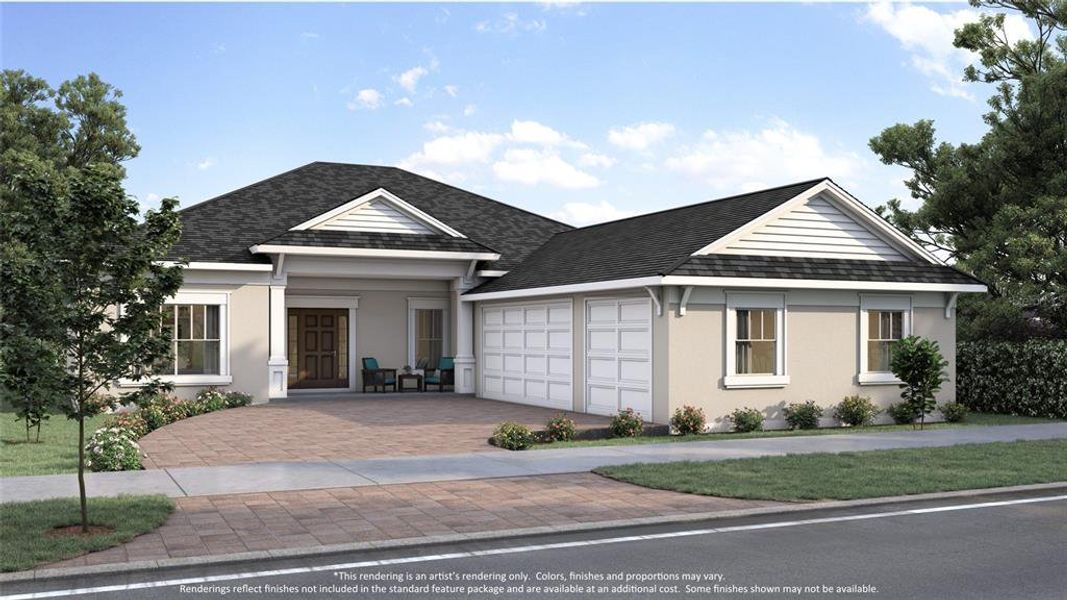 Front exterior of a new home in , Deland, FL, highlighting curb appeal (Image 1). Front exterior of a new home in , Deland, FL, highlighting curb appeal (Image 1).