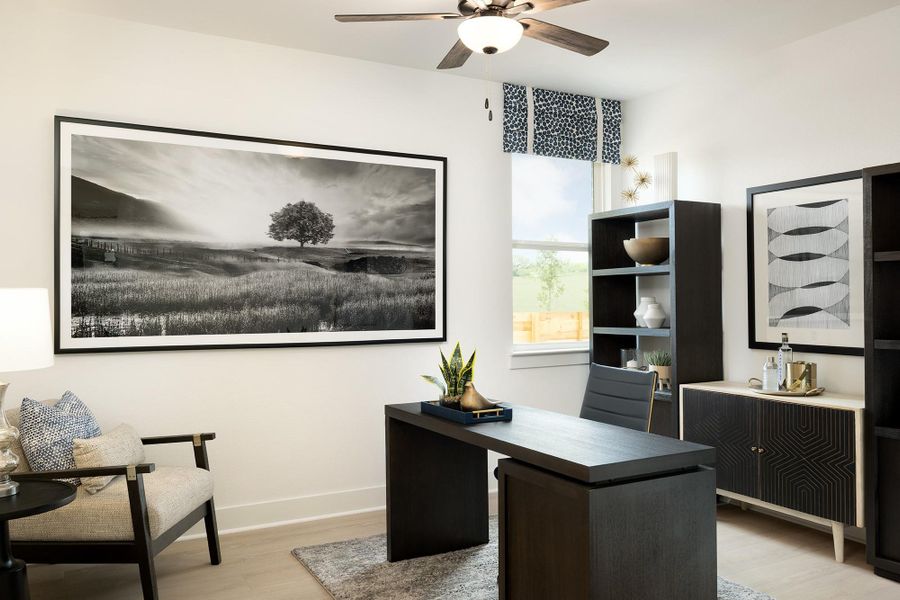 Furnished interior view inside a new home in , Kyle (Image 10).