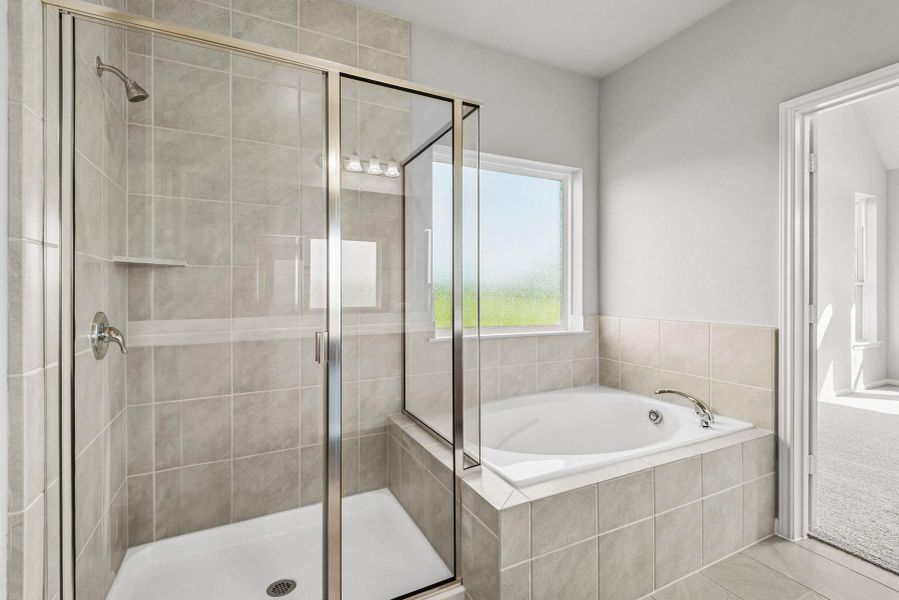 Serene owner's bath (*Photo not of actual home and used for illustration purposes only.)