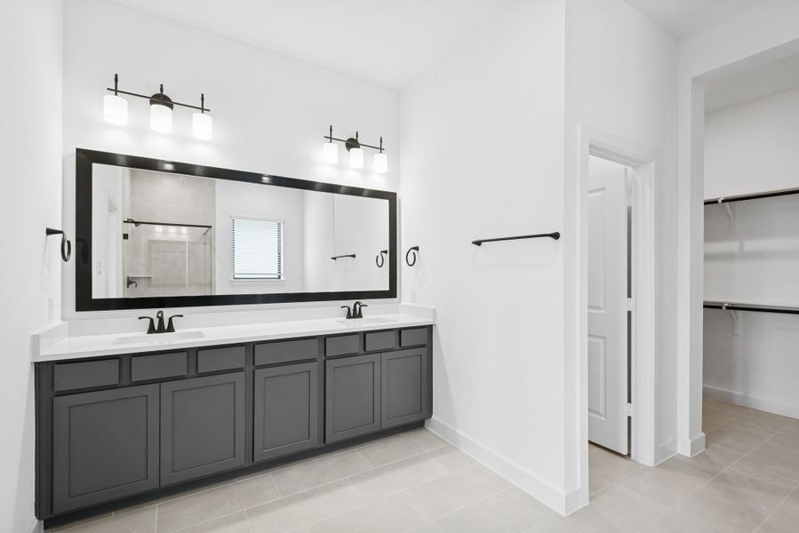 Furnished interior view inside a new home in Pomona 45' Homesites, Manvel (Image 15).