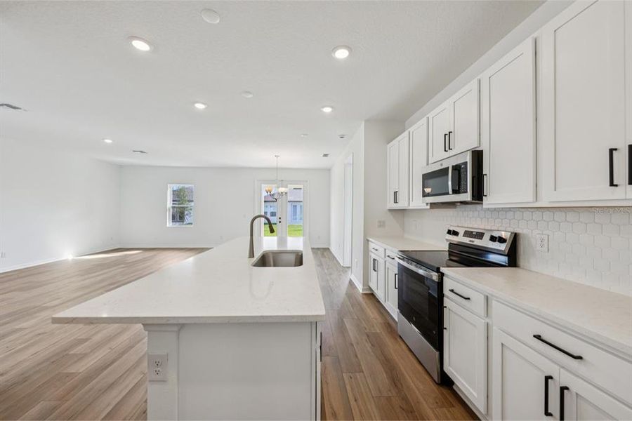 Furnished interior view inside a new home in Sunbrooke, St. Cloud (Image 4).