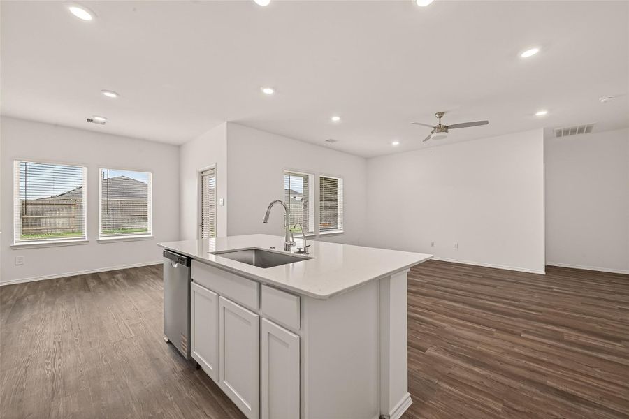 Furnished interior view inside a new home in , Katy (Image 7).