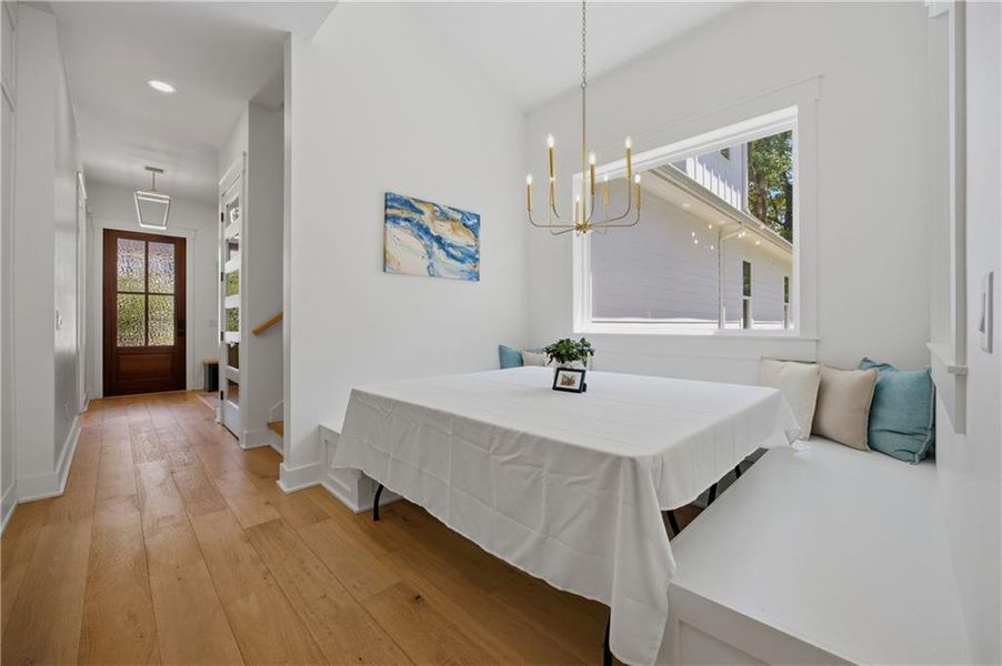 Furnished interior view inside a new home in , Sugar Hill (Image 66).