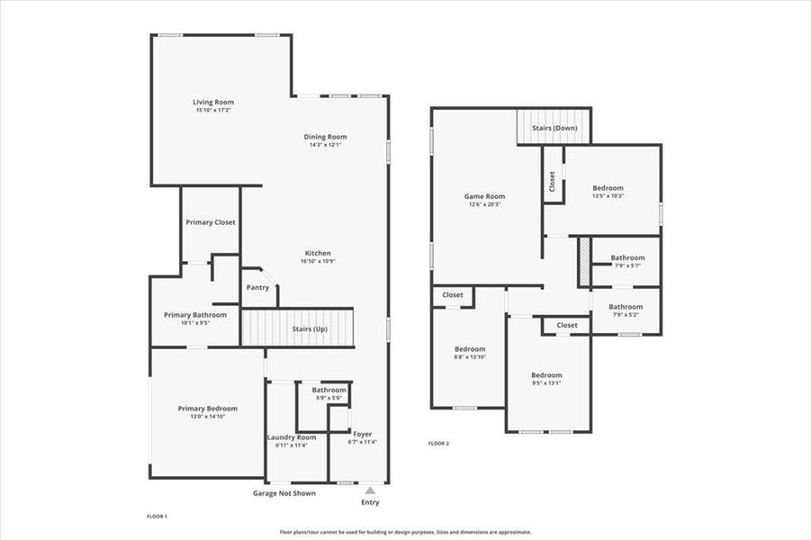2D floor plan layout of this home in , Princeton, TX (Image 3). 2D floor plan layout of this home in , Princeton, TX (Image 3).