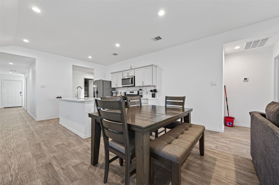 Furnished interior view inside a new home in , Spring (Image 12). Furnished interior view inside a new home in , Spring (Image 12).