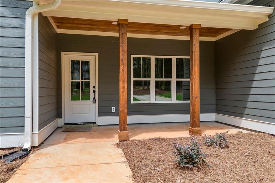 Exterior details and patio area of a home in , Nicholson (Image 30).