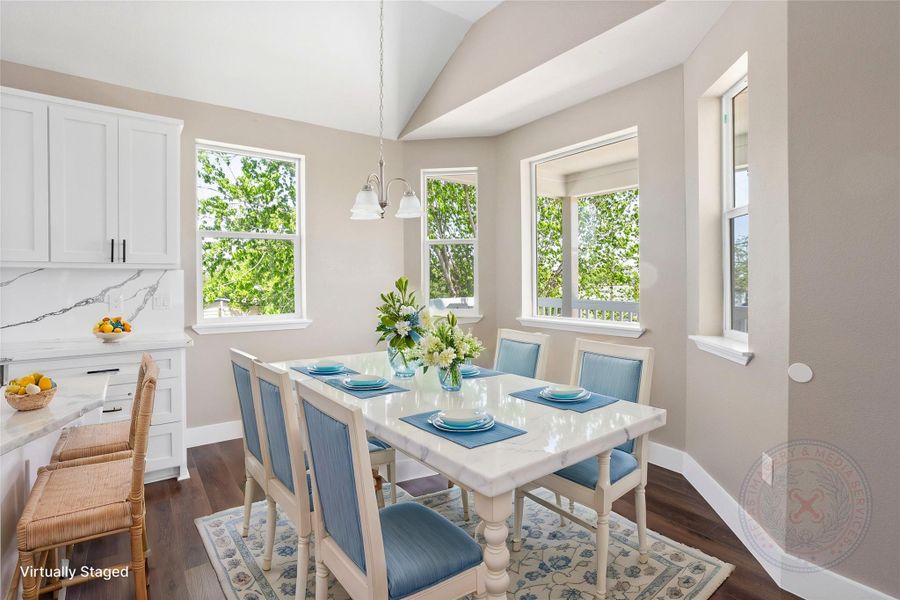 Furnished interior view inside a new home in , San Leon (Image 7).