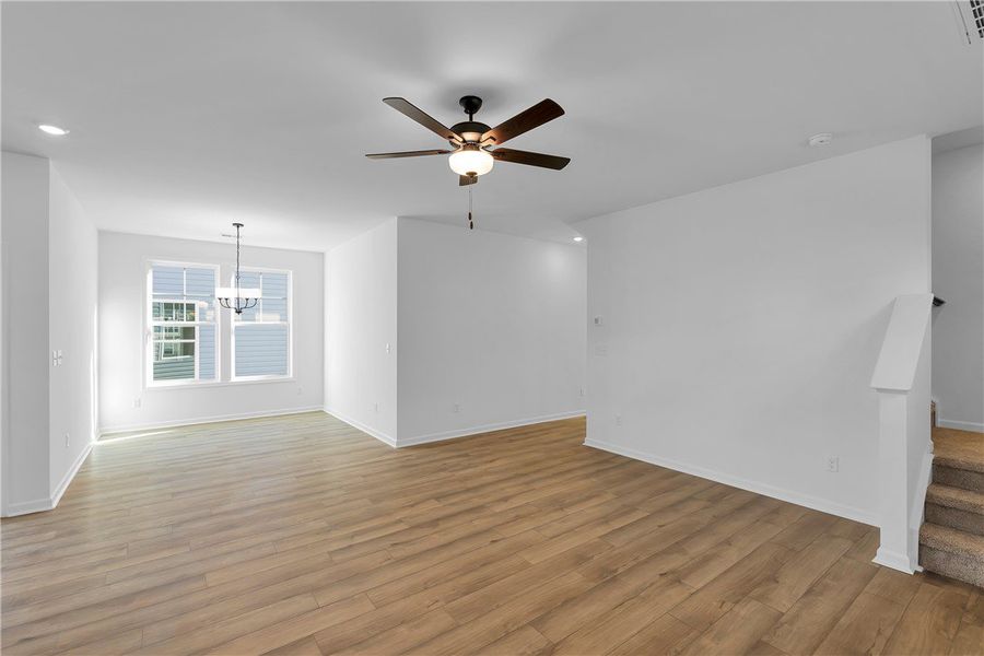 Spacious, unfurnished interior of a new home in Brownstone Park, Easley (Image 20).