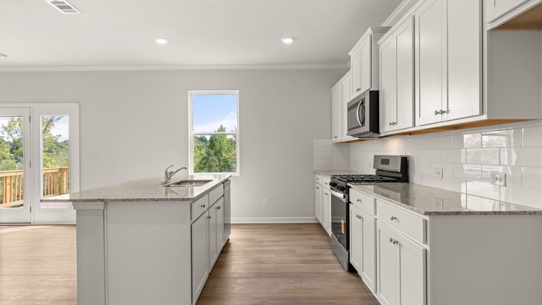 Representative furnished interior of a home built from the Green by D.R. Horton in Sheffield Highlands, Dallas (Image 9). Representative furnished interior of a home built from the Green by D.R. Horton in Sheffield Highlands, Dallas (Image 9).
