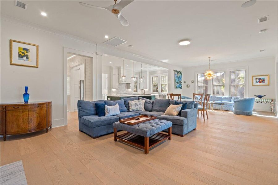 Furnished interior view inside a new home in , Kiawah Island (Image 7).