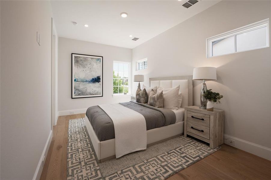 Furnished interior view inside a new home in , Flower Mound (Image 15).
