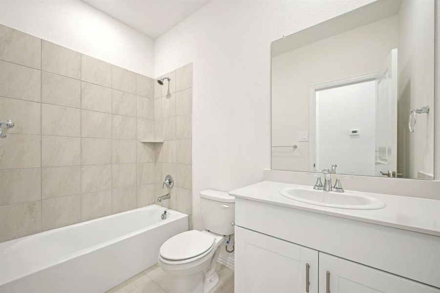 Photo is not of the actual home, but is an inspirational photo of builder’s model home and may depict options, furnishings, and/or decorator features that are not included.