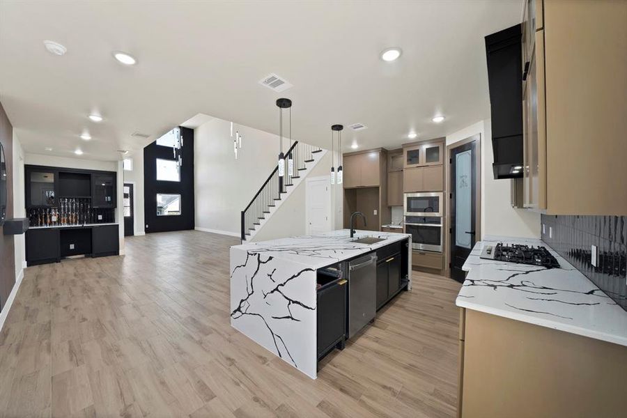 Furnished interior view inside a new home in , Fort Worth (Image 6).