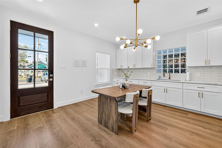 Furnished interior view inside a new home in , Houston (Image 4). Furnished interior view inside a new home in , Houston (Image 4).