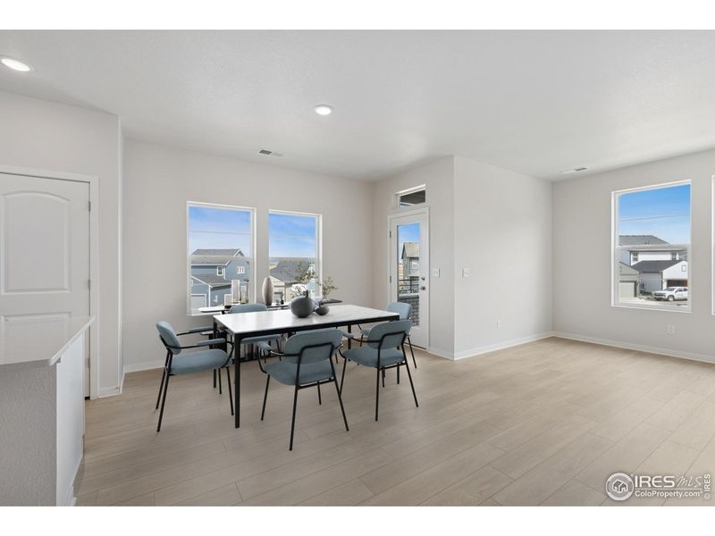 Furnished interior view inside a new home in , Loveland (Image 15).
