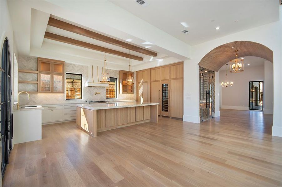 Furnished interior view inside a new home in , Dallas (Image 6).