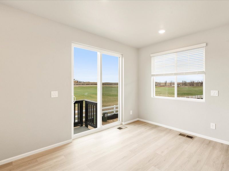 The Sylvan floorplan interior image taken at a Meritage Homes community in Aurora, CO.