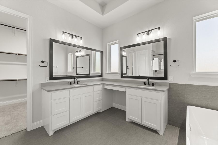 Representative furnished interior of a home built from the Wakefield by Windsor Homes in Nelson Lake Estates, Rockwall (Image 13).