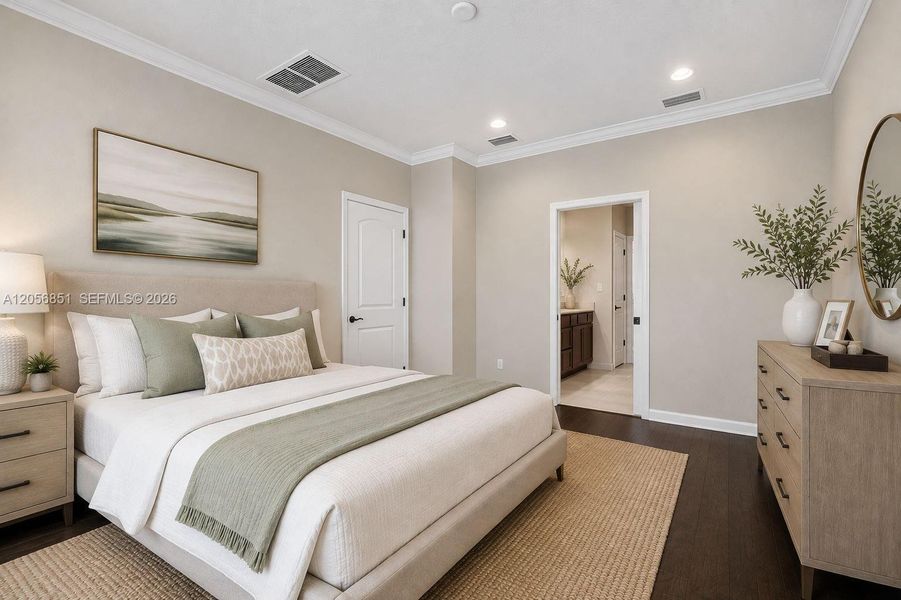 Furnished interior view inside a new home in , Port St. Lucie (Image 6).