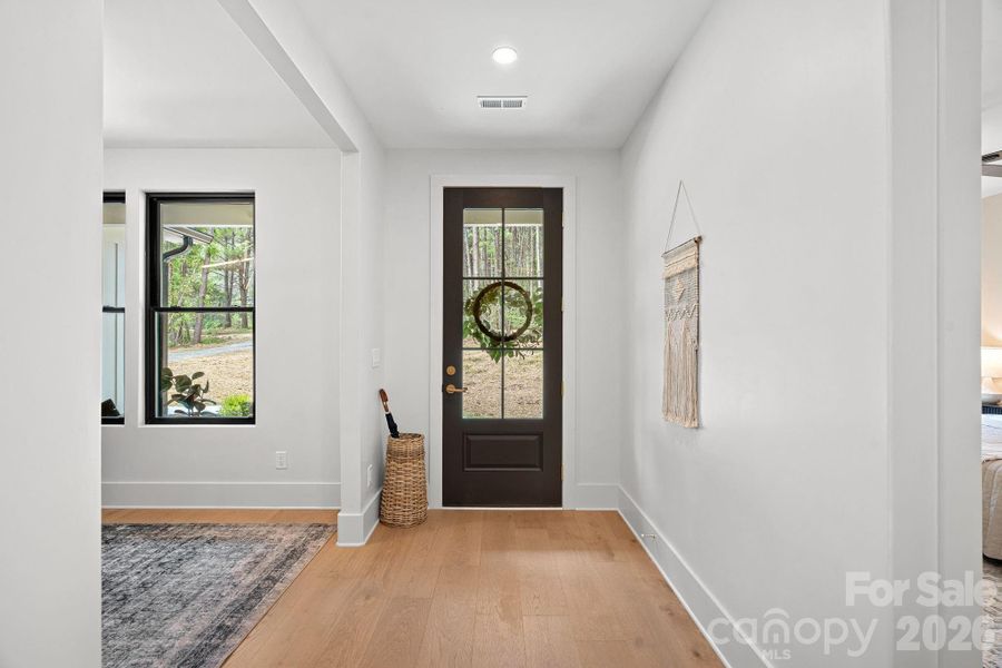 Front door and office Front door and office