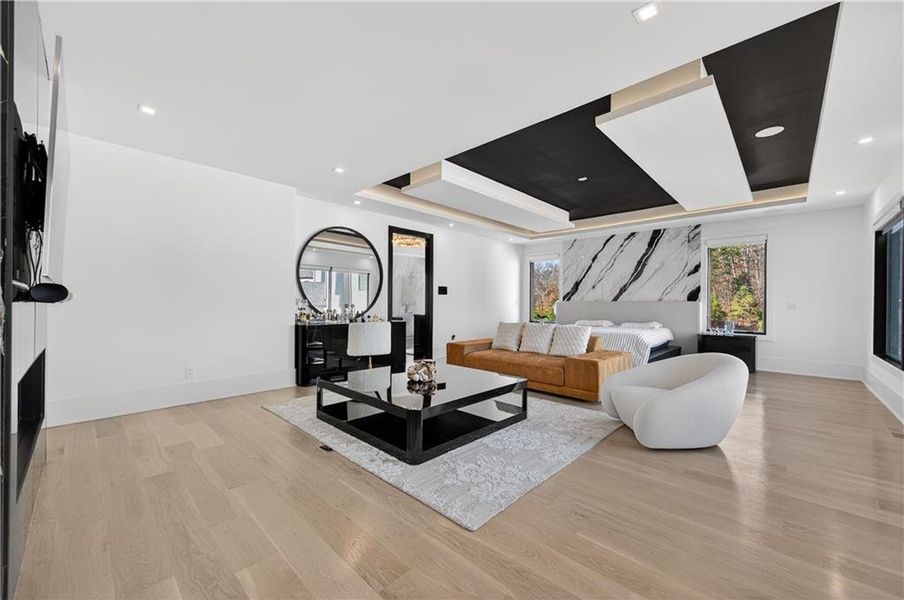 Furnished interior view inside a new home in , Suwanee (Image 39).