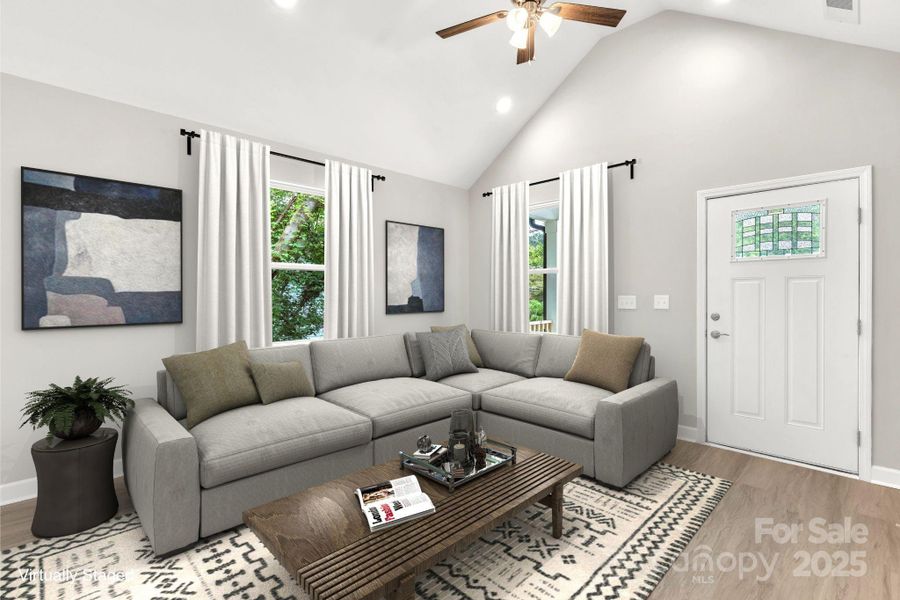 Furnished interior view inside a new home in , Statesville (Image 7).