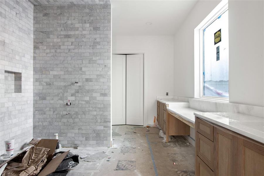 In-progress construction of a new home in , Dallas, TX (Image 32). In-progress construction of a new home in , Dallas, TX (Image 32).