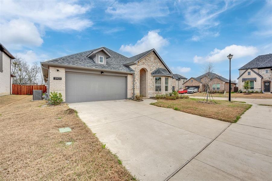 Front exterior of a new home in , Princeton, TX, highlighting curb appeal (Image 16).