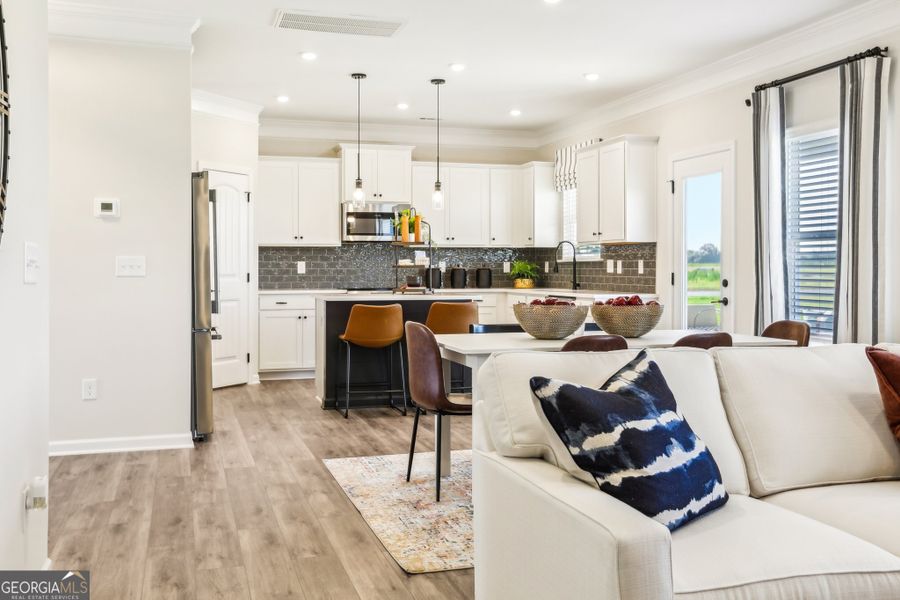 Furnished interior view inside a new home in Maddox Station, Eatonton (Image 11).