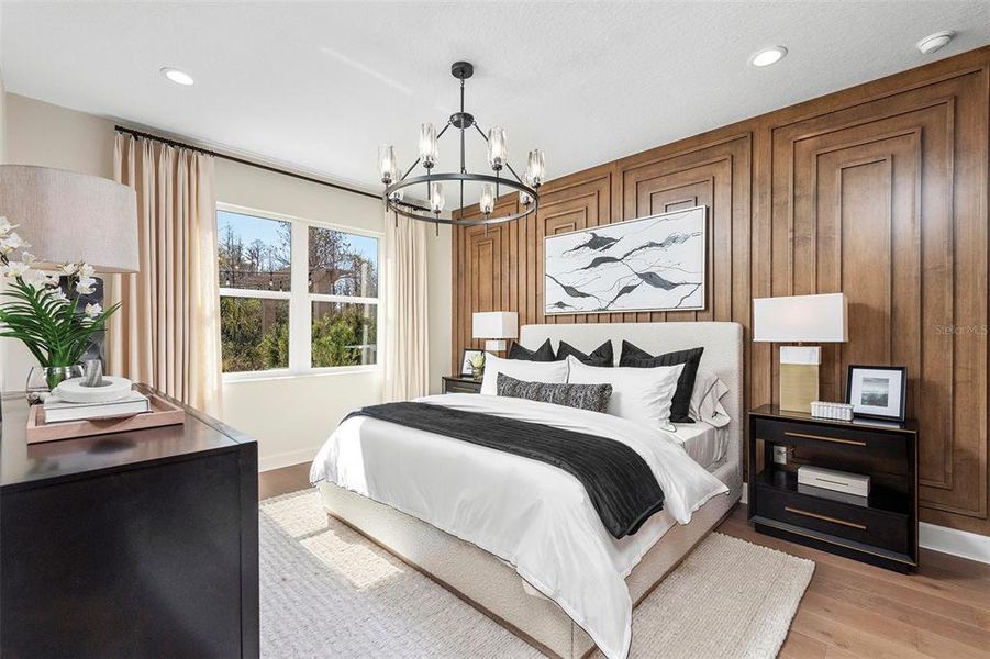 Furnished interior view inside a new home in Valencia Ridge, Wesley Chapel (Image 10).