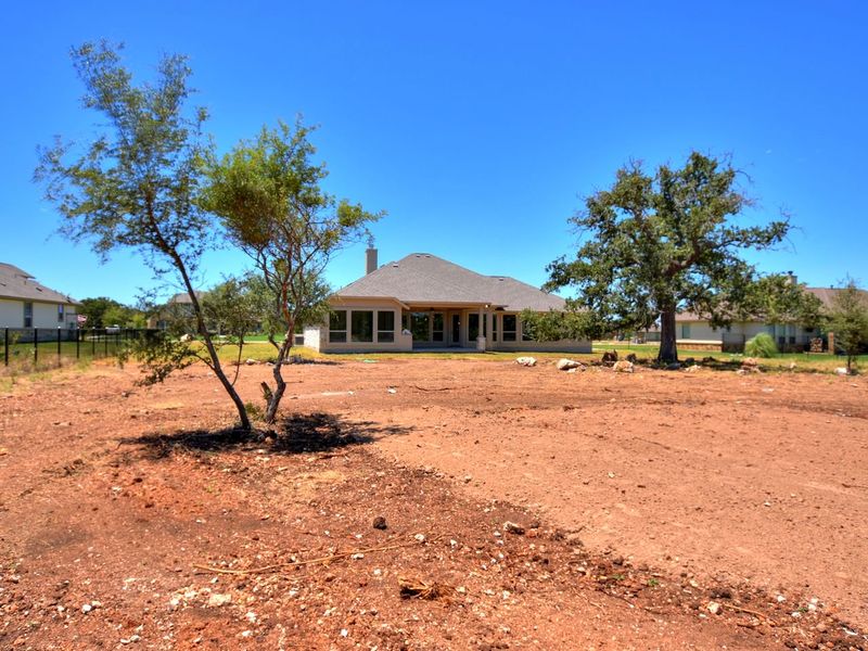 Site preparation for future homes built from the San Simeon I by Giddens Homes in Clearwater Ranch, Liberty Hill (Image 505).