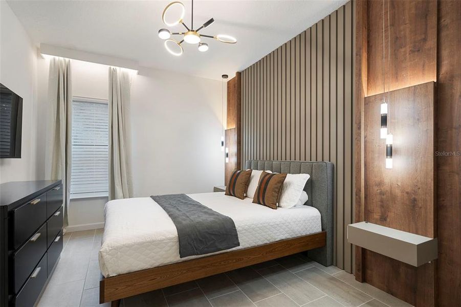 Furnished interior view inside a new home in , Orlando (Image 16).