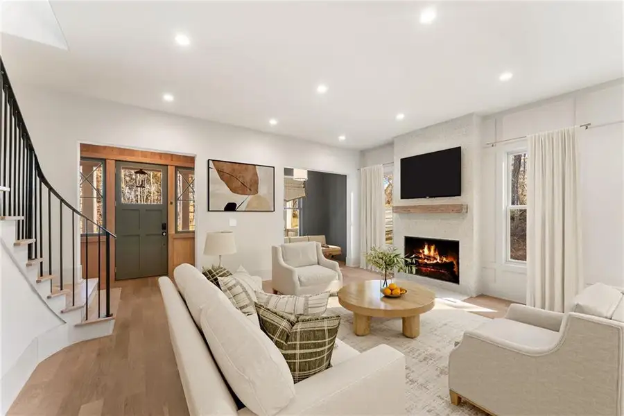 Furnished interior view inside a new home in , Chattahoochee Hills (Image 8).