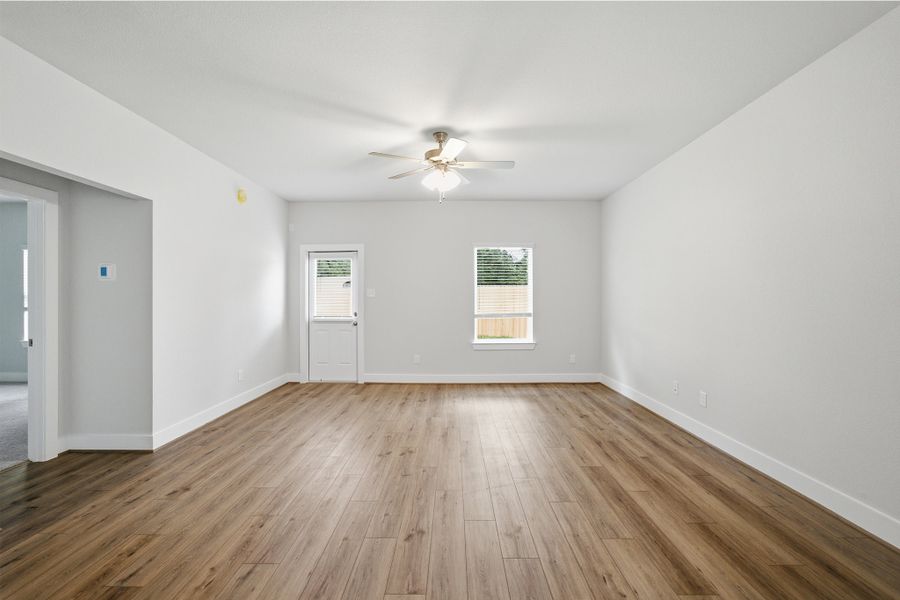 Spacious, unfurnished interior of a new home in Cypress Green, Hockley (Image 22). Spacious, unfurnished interior of a new home in Cypress Green, Hockley (Image 22).