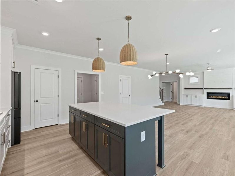 Furnished interior view inside a new home in , Buford (Image 7).