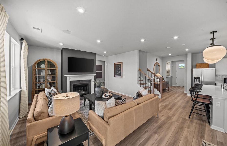 Representative furnished interior of a home built from the Valen by Pulte Homes in Sparrow Creek, Boiling Springs (Image 17).