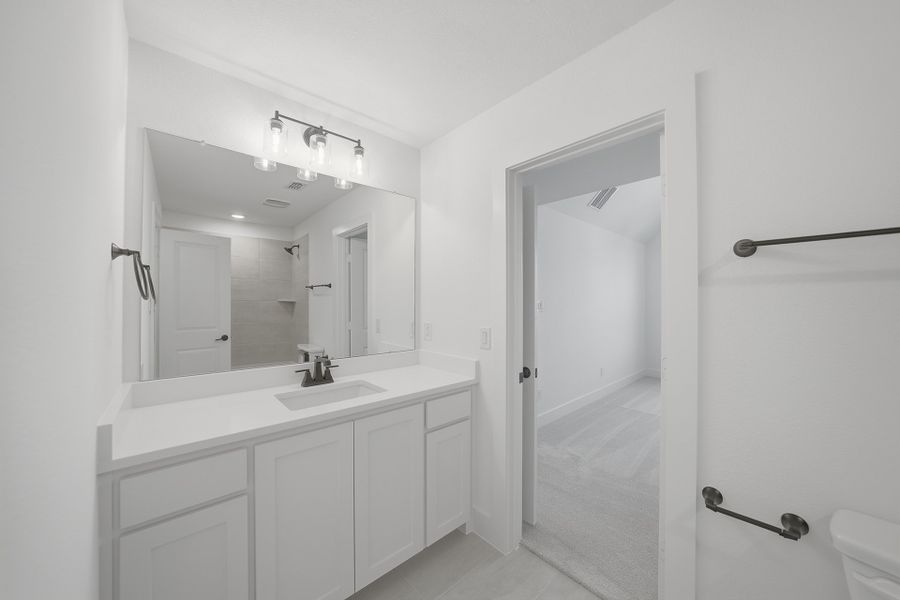 Furnished interior view inside a new home in Estates at Rockhill, Frisco (Image 15). Furnished interior view inside a new home in Estates at Rockhill, Frisco (Image 15).