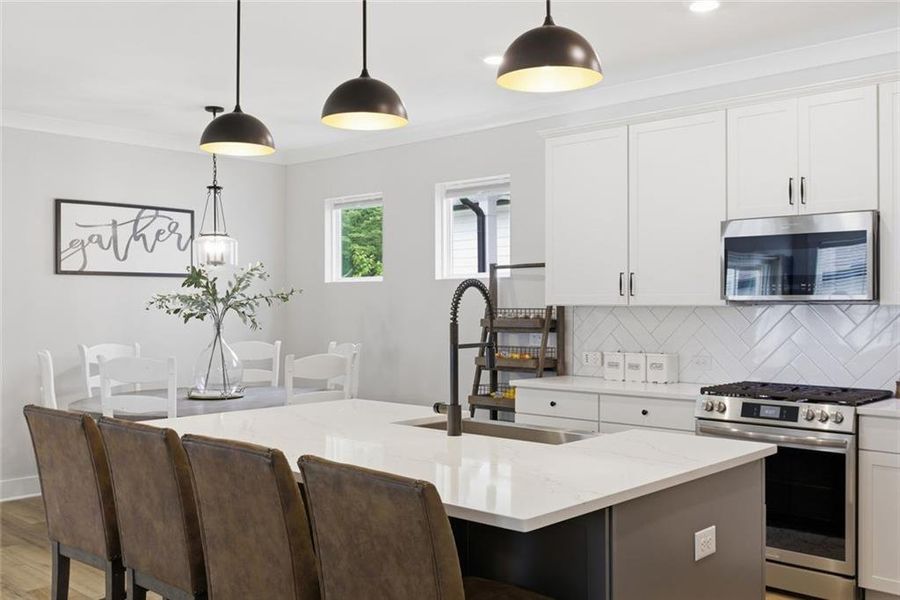 Furnished interior view inside a new home in Marble Tree, Ball Ground (Image 11).