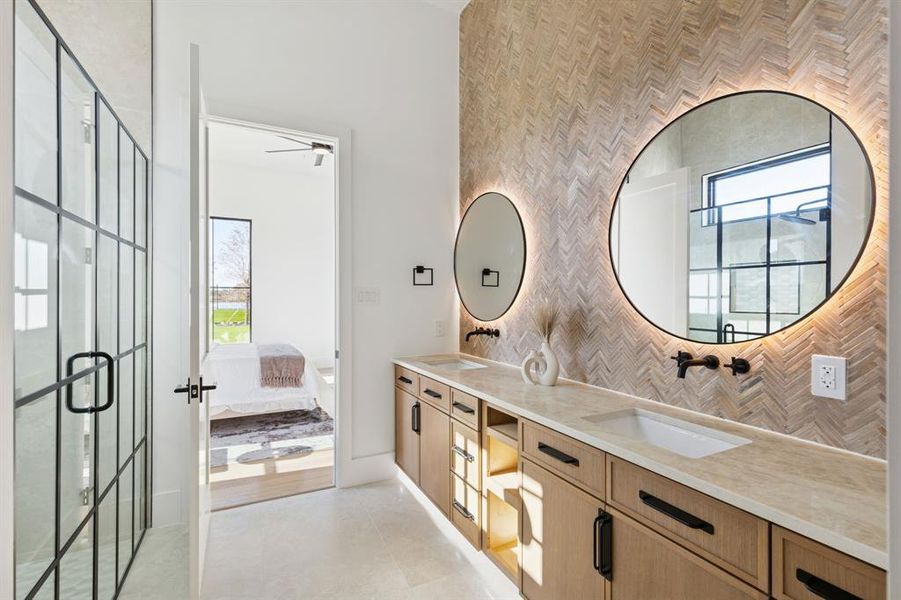 Furnished interior view inside a new home in , Bartonville (Image 4). Furnished interior view inside a new home in , Bartonville (Image 4).