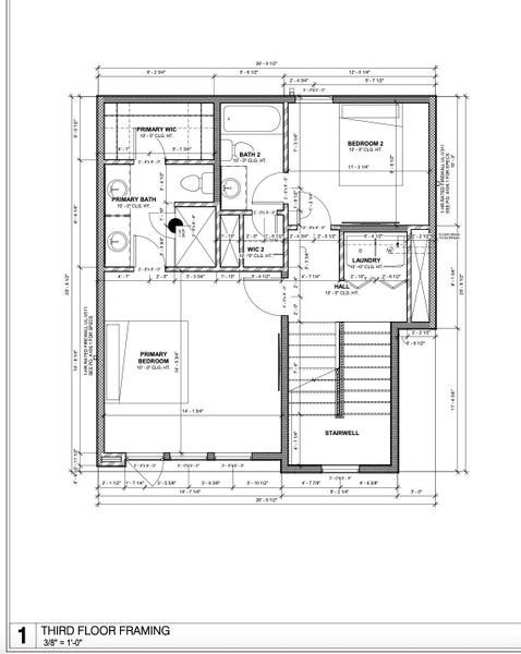 Third floor. 3808 and 3810 are the same floorplans, just mirrored.
