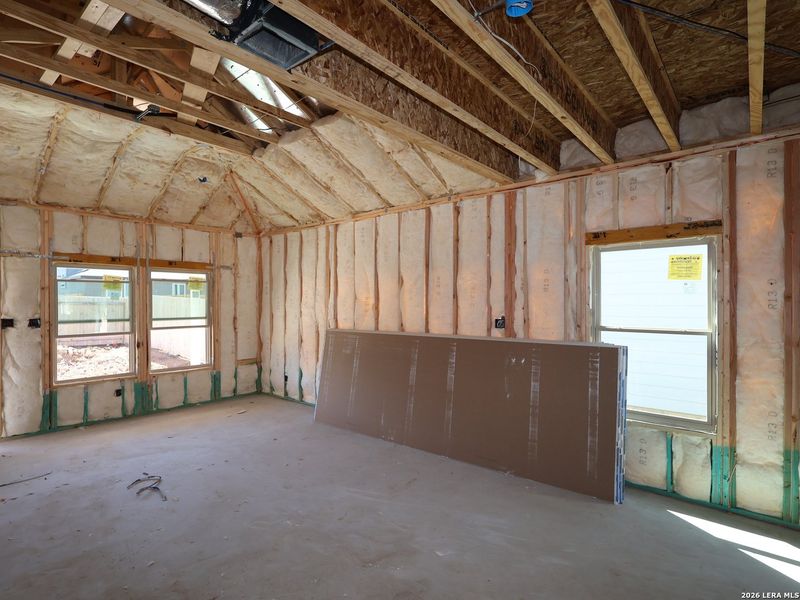 In-progress construction of a new home in Meadows at Clear Springs, New Braunfels, TX (Image 27).