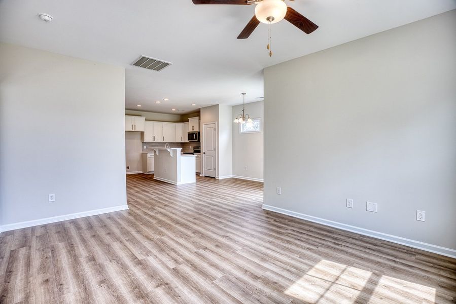 Representative unfurnished interior of a home built from the Darcy II by Great Southern Homes in Shady Grove, Conway (Image 68).