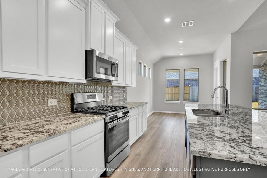 Furnished interior view inside a new home in Emberly  45', Beasley (Image 5).