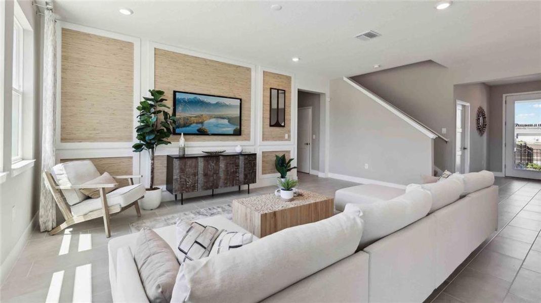 Furnished interior view inside a new home in Waterford, Brooksville (Image 26).